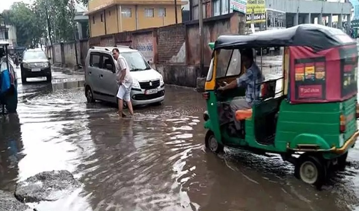 Heavy rains at many places in Rajasthan