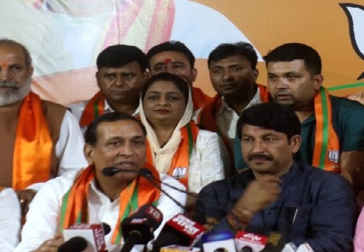 Senior Congress leader Rajkumar Chauhan joins BJP