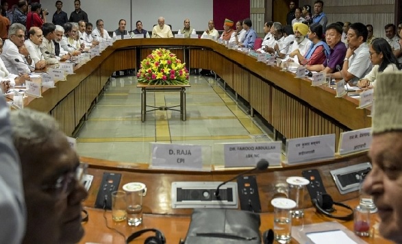 All-party meet Opposition demands debate on unemployment, farm distress