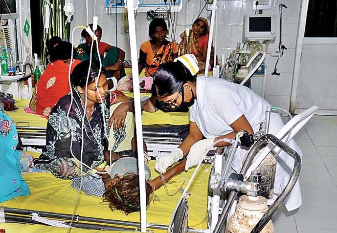 Three more children die in Bihar, AES toll touches 118