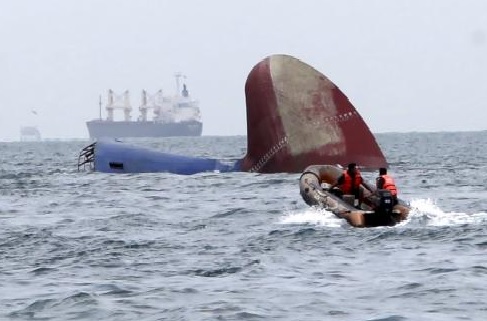 Overloaded boat capsizes in Indonesia, at least 17 dead