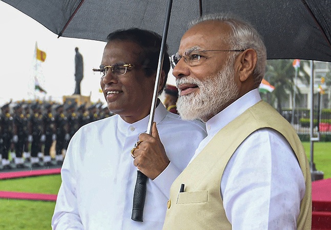 PM Modi meets top Lankan leadership; describes terrorism as a 'joint threat'