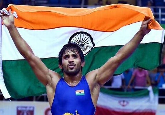 Bajrang takes COVID-19 vaccine shot