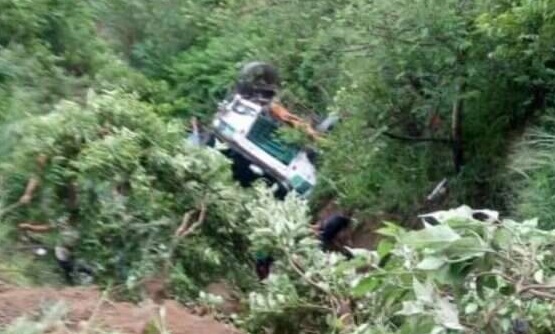 Constable dead as vehicle falls into Shimla gorge