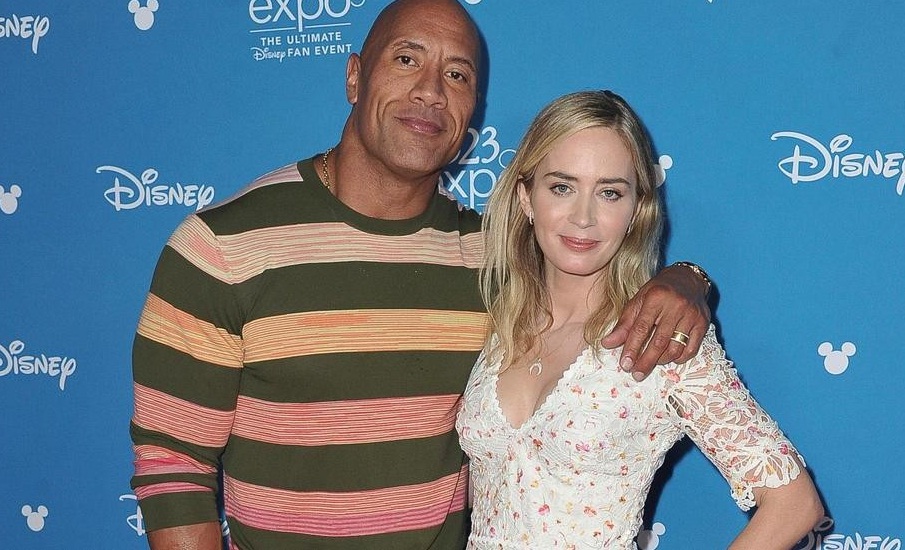 Dwayne “The Rock” Johnson takes honeymoon to D23