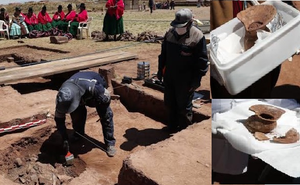 Archaeologists in Bolivia find ancient Tiwanaku vessels