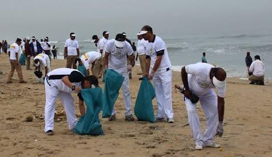 Coast Guard conducts coastal clean-up