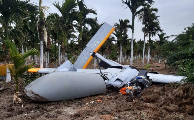 DRDO UAV crashes in farmland in Karnataka, none injured