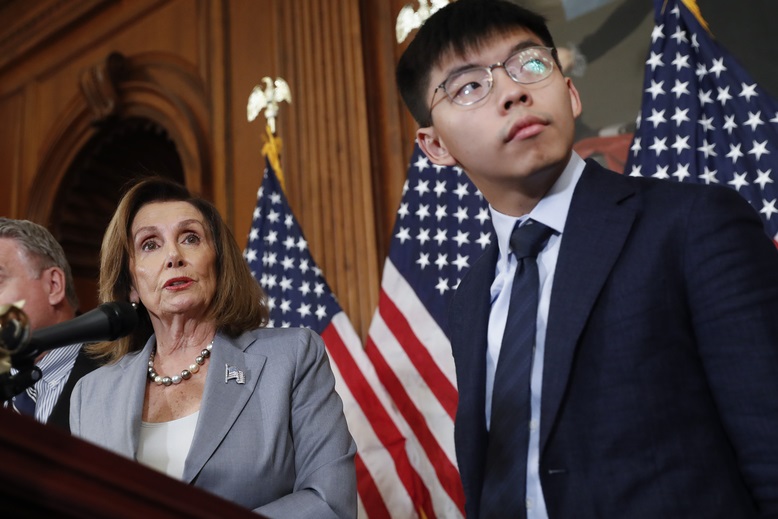 House Speaker Pelosi welcomes Hong Kong pro-democracy activists to Capitol