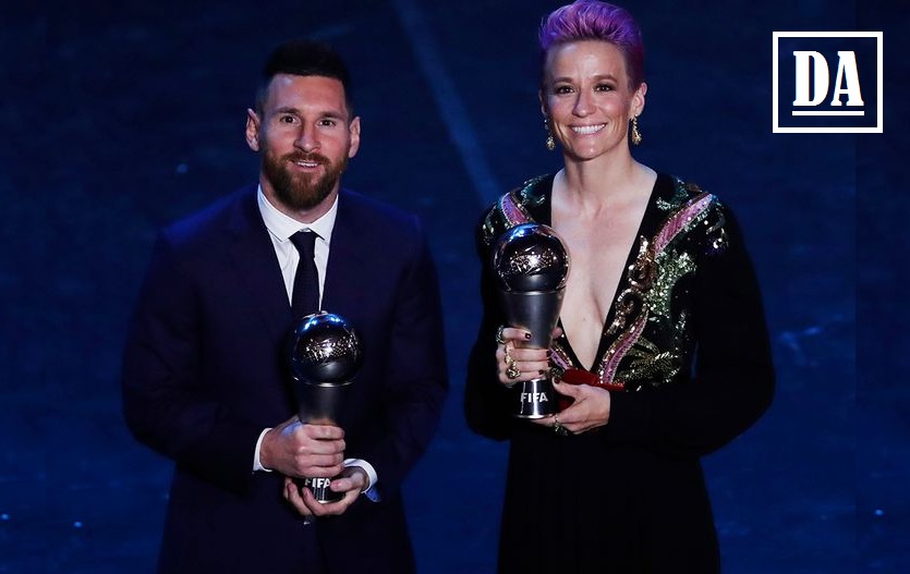 Lionel Messi and Megan Rapinoe win FIFA Player of the Year awards