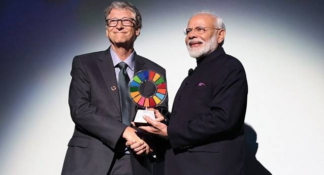 PM Modi gets 'Global Goalkeeper' award for Swachh Bharat Abhiyan