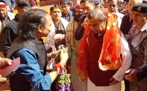 Ambani visits Himalayan shrines