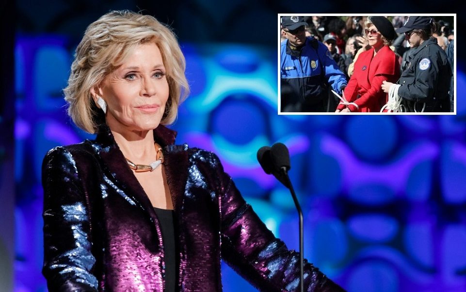 Jane Fonda returns to civil disobedience for climate change