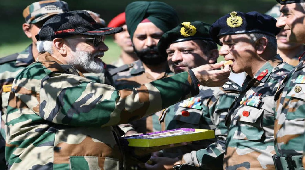 Modi's visit to troops along LoC left them ecstatic and proud