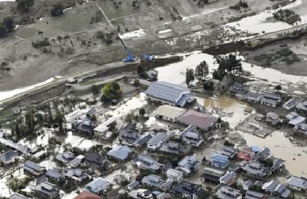 Japan typhoon death toll climbs, while floodwaters recede