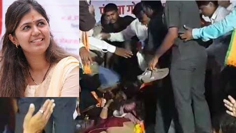 Pankaja Munde faints during rally