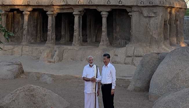 Traditional South Indian spread for Modi, Xi Jinping