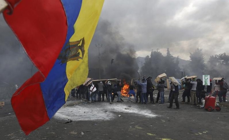 President Lenin Moreno orders army onto streets of Ecuadorian capital