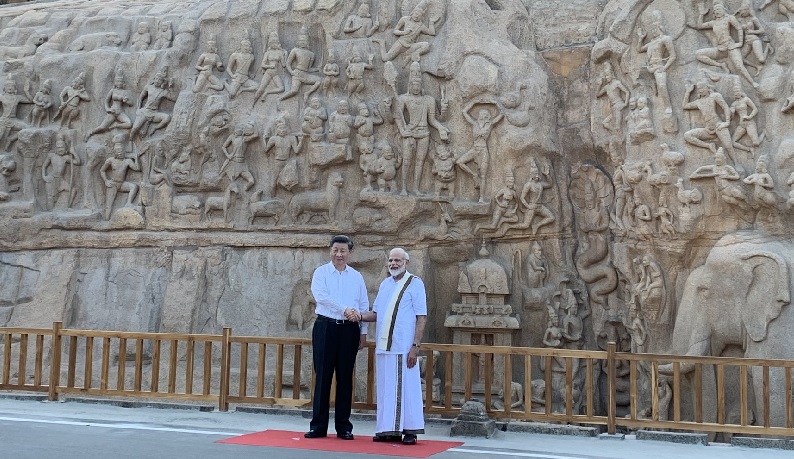 Xi Jinping arrives in Mamallapuram; Received by PM Modi