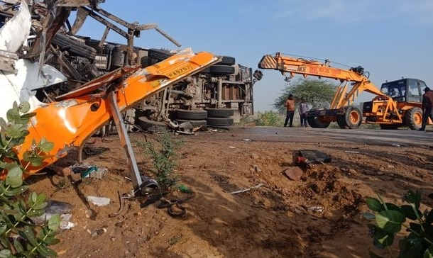 14 killed in road accident in Bikaner