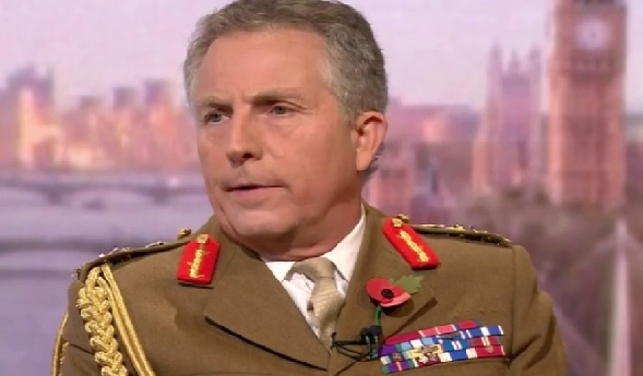 Britain's top general warns of 'reckless' Russia threat