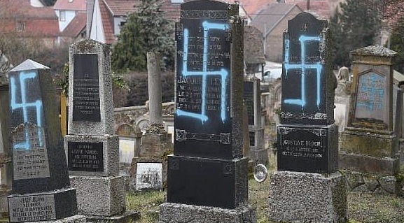 Jewish graves desecrated in Denmark