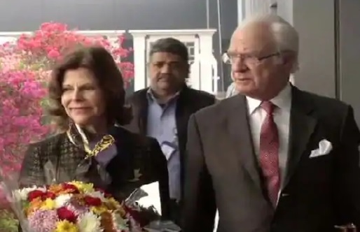 Swedish royal couple visits Jama Masjid, Red Fort