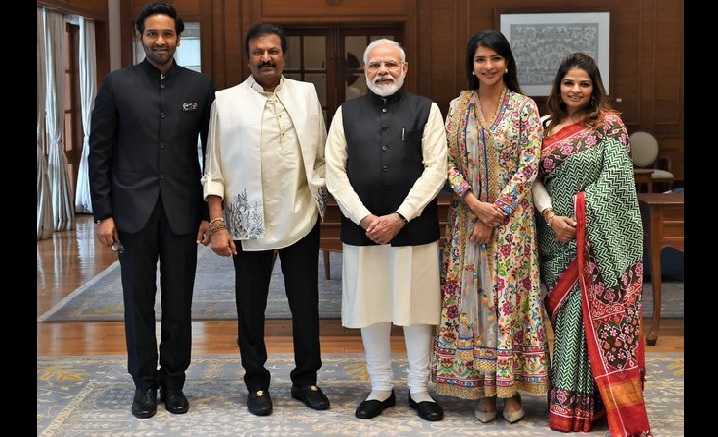 Actor Mohan Babu calls on PM Modi