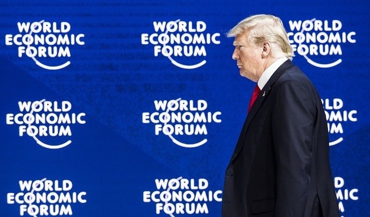 President Donald Trump lauds US economy in Davos, says little on climate woes