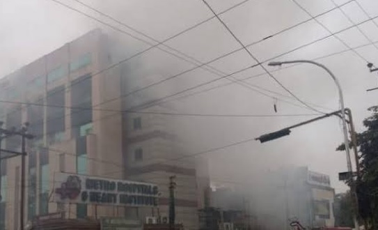 Fire at Noida hospital, patients evacuated