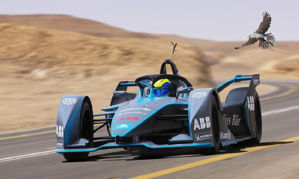 Formula E motor race in saudi