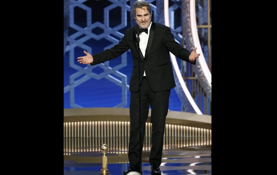 Golden Globes: Joaquin Phoenix drops F-bombs, calls for action on climate change in speech