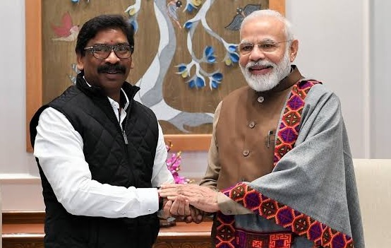 Jharkhand CM Hemant Soren calls on PM