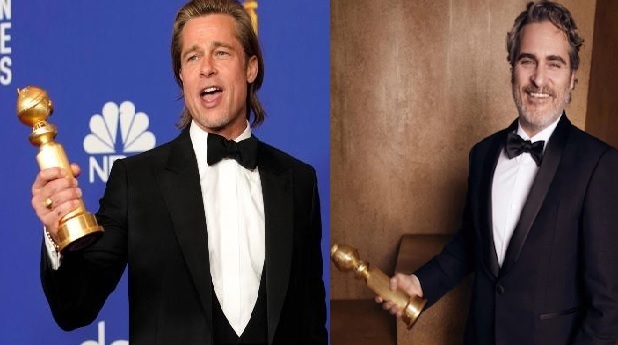 Joaquin Phoenix, Brad Pitt big winners at Golden Globes