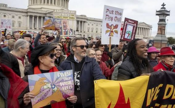 Joaquin Phoenix arrested in climate change protest