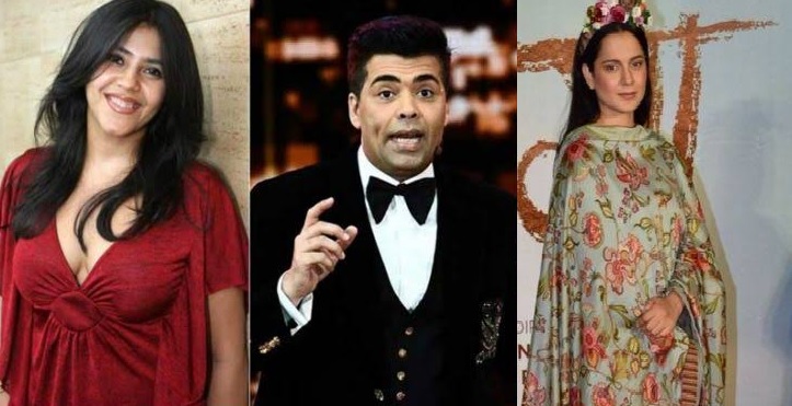 Karan Johar, Ekta Kapoor, Kangana Ranaut get Padma Shri