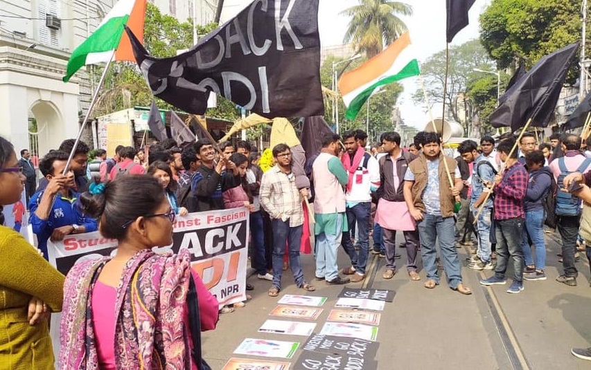 Kolkata: Activists hold protest rallies against PM Modi's visit