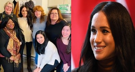 Meghan visits Canada women's shelter in first public outing