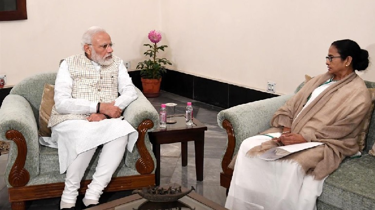 Modi-Mamata meeting amid protests against CAA in city