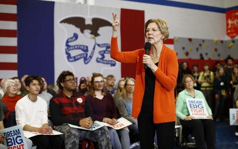 Presidential candidate Elizabeth Warren vows to cancel college debt without awaiting Congress