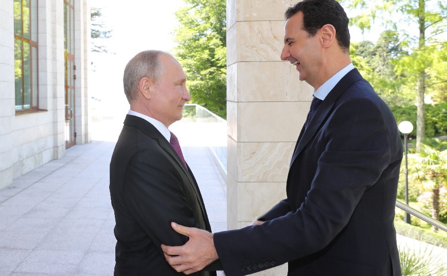 Putin hails 'huge' progress in talks with Syria's Assad