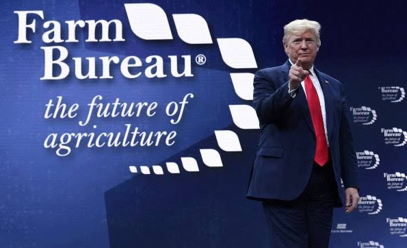 Trump thanks farmers for backing him through China trade war