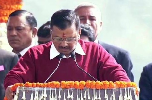 Arvind Kejriwal takes charge as Delhi CM