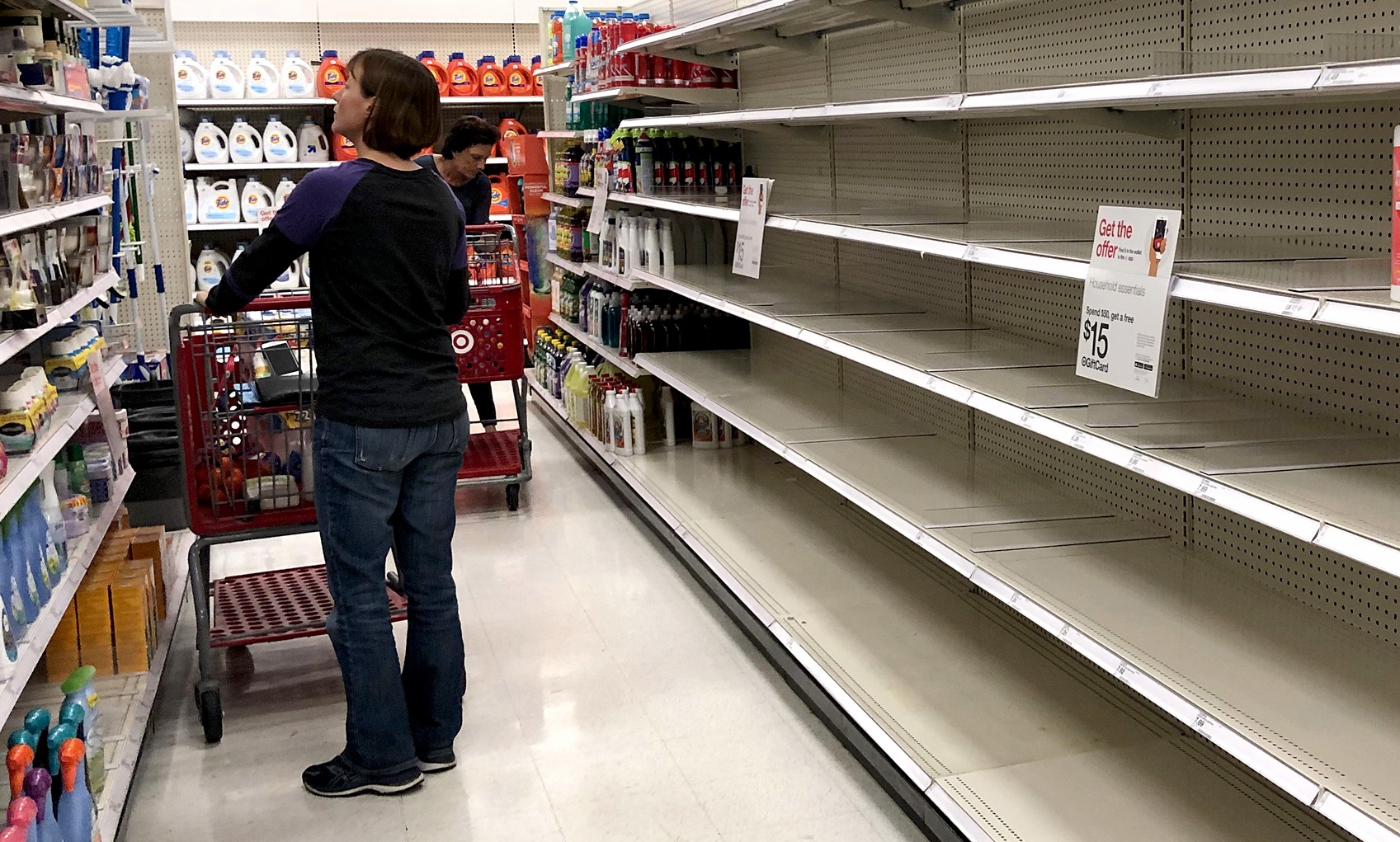 UK supermarkets call for calm as virus fears trigger panic buying