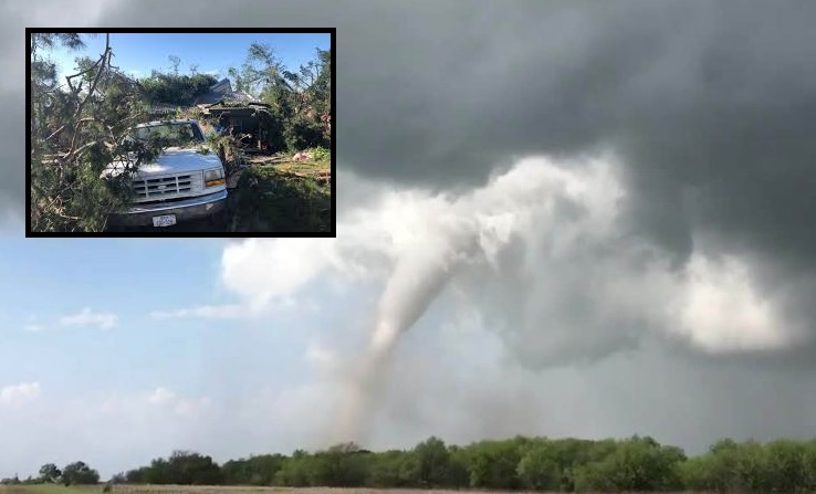 At least 7 dead as storms, tornado hit Oklahoma, Texas and Louisiana