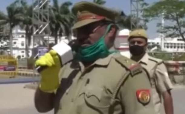 Cop sings Bhojpuri song to spread awareness on COVID-19