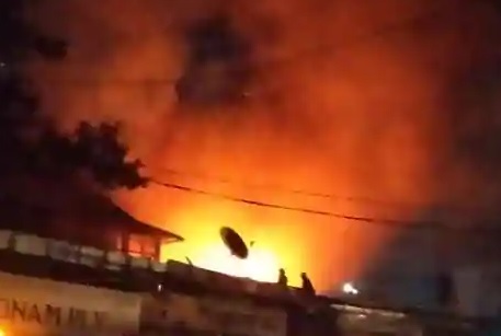 Fire at timber godown in Bhopal