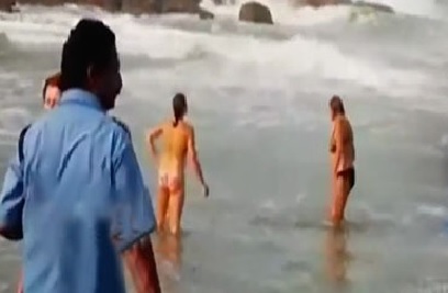 17 foreign tourists booked for 'bathing in sea' during lockdown in Kerala