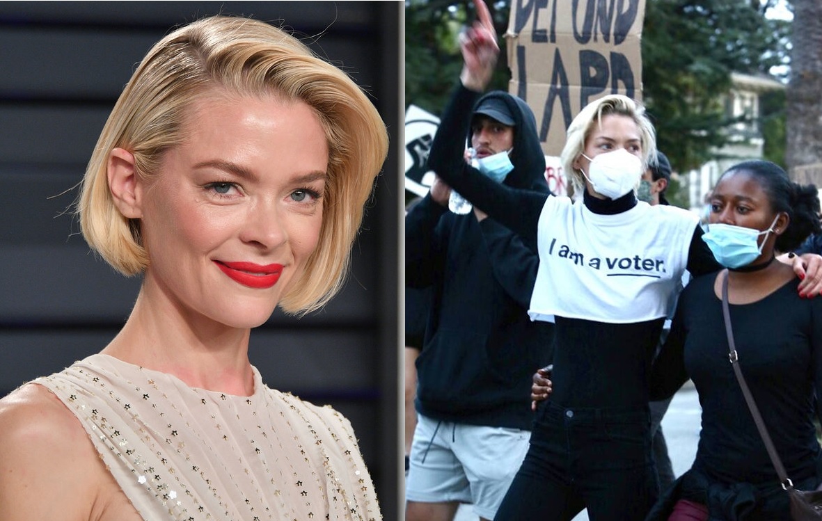 Jaime King reveals she was arrested at a protest for police reform in Los Angeles