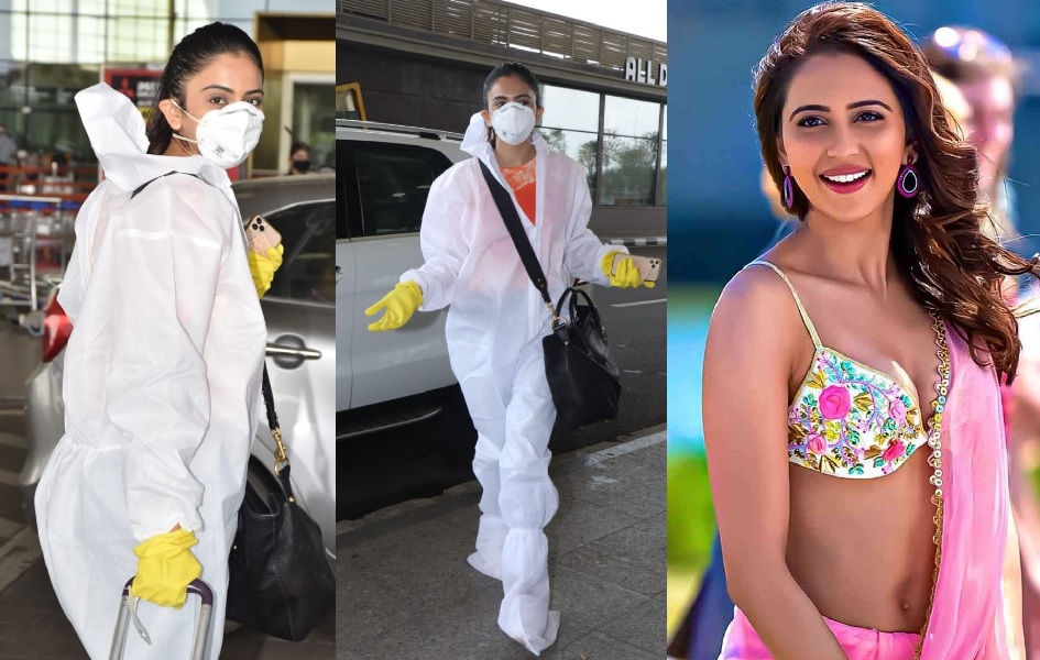 Rakul Preet Singh flies to Delhi in PPE gear